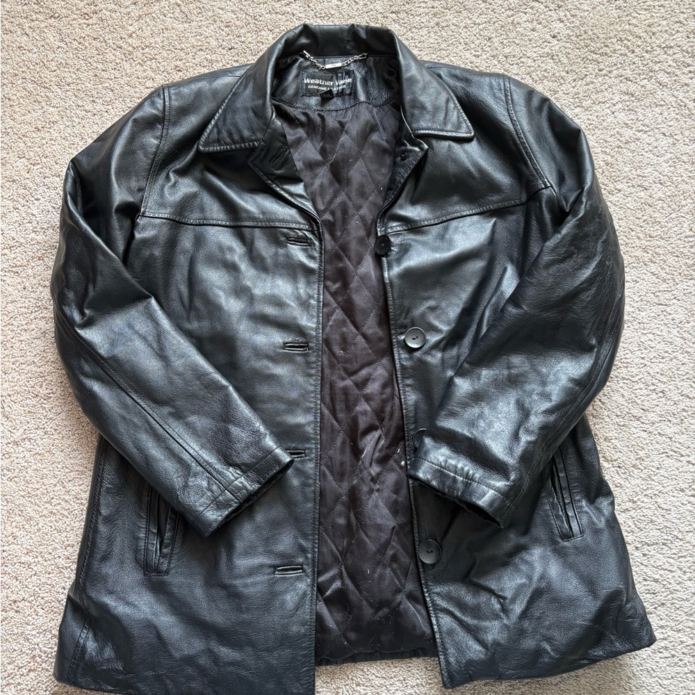 Men's Black Leather Jacket